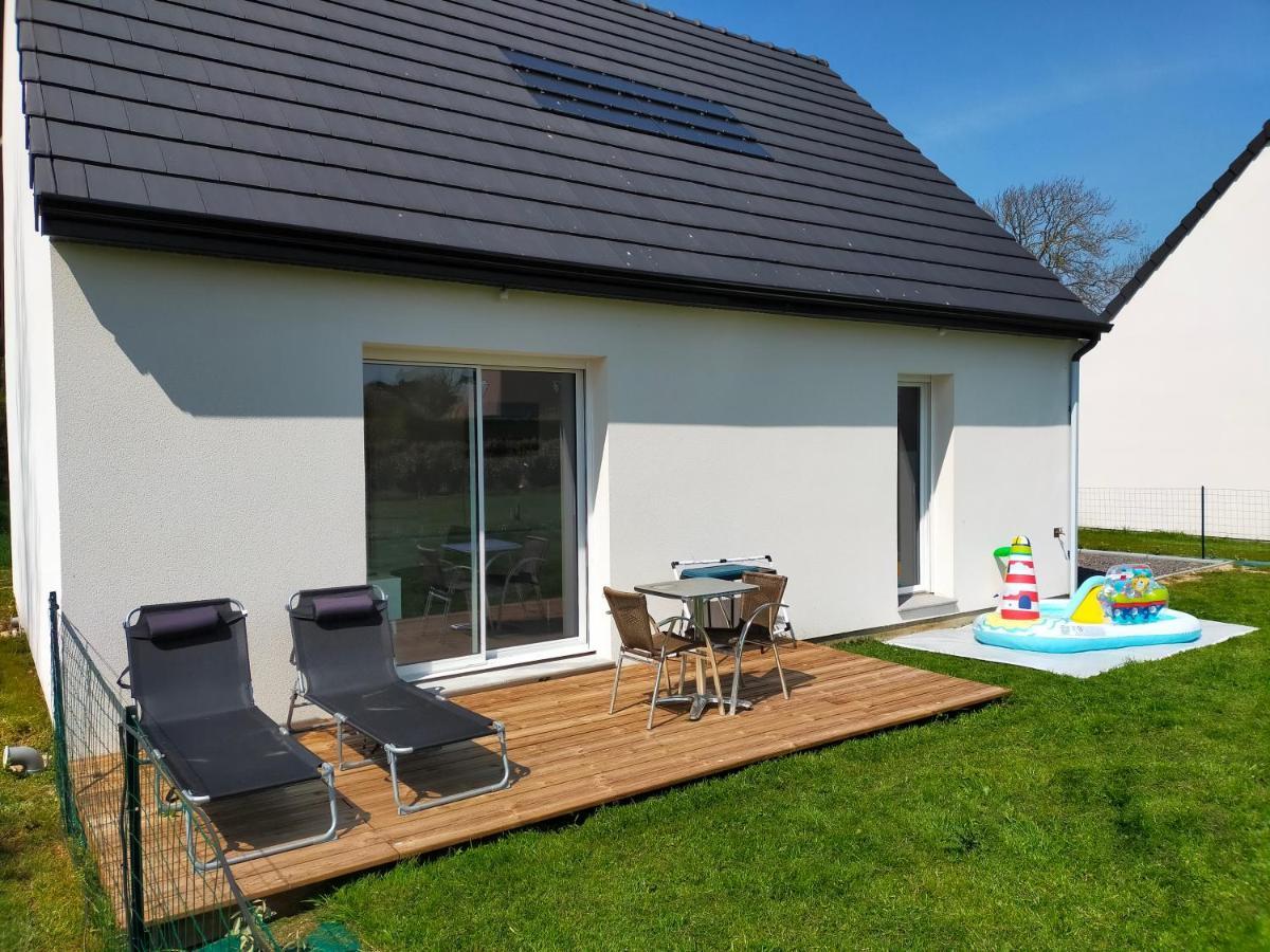 Maison Individuelle Neuve Plein Pied Avec Terrasse Et Jardin Clos 10Minutes A Pied De La Plage Quiberville Exterior foto